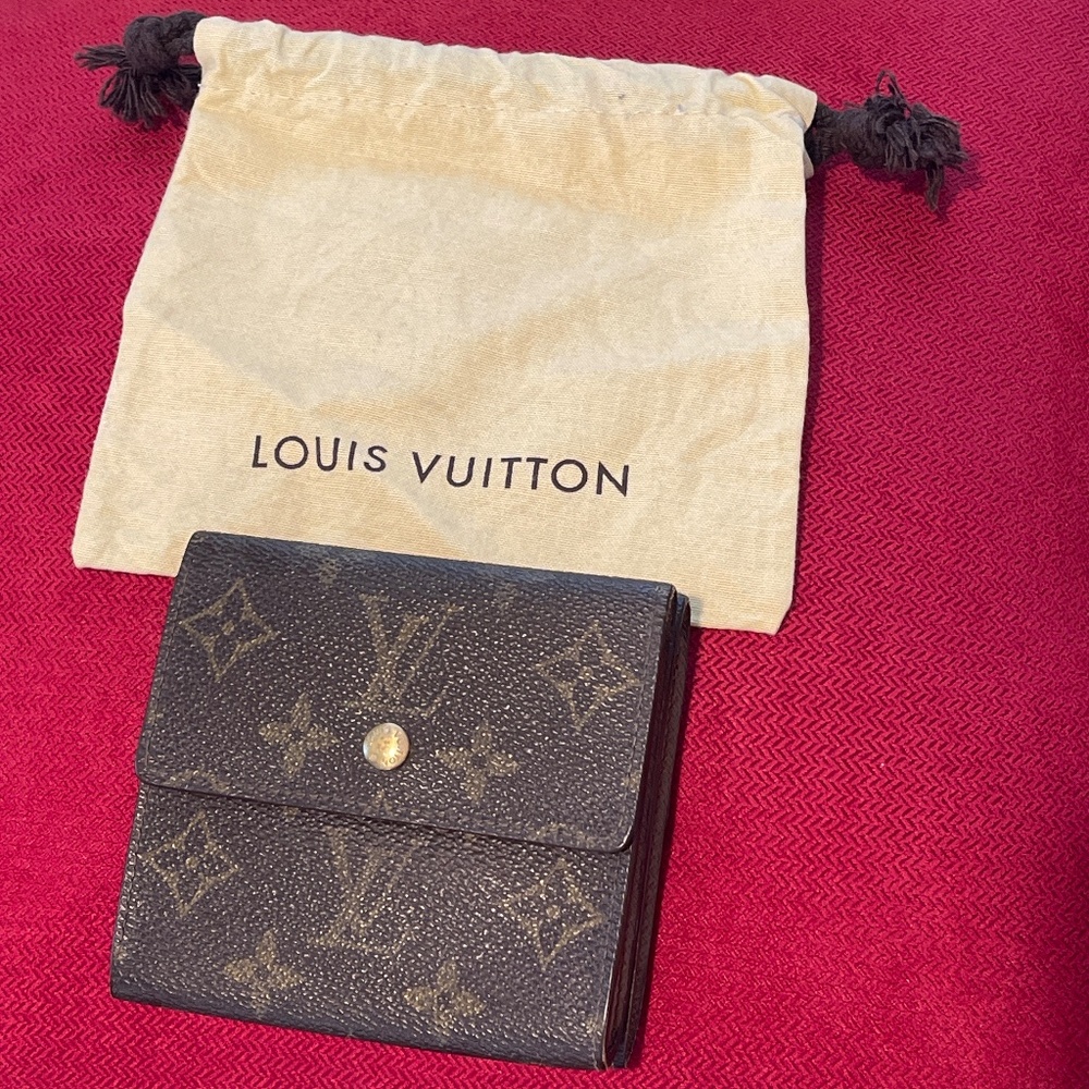 Louis Vuitton Monogram Medium Size Trifold Wallet with Dustbag